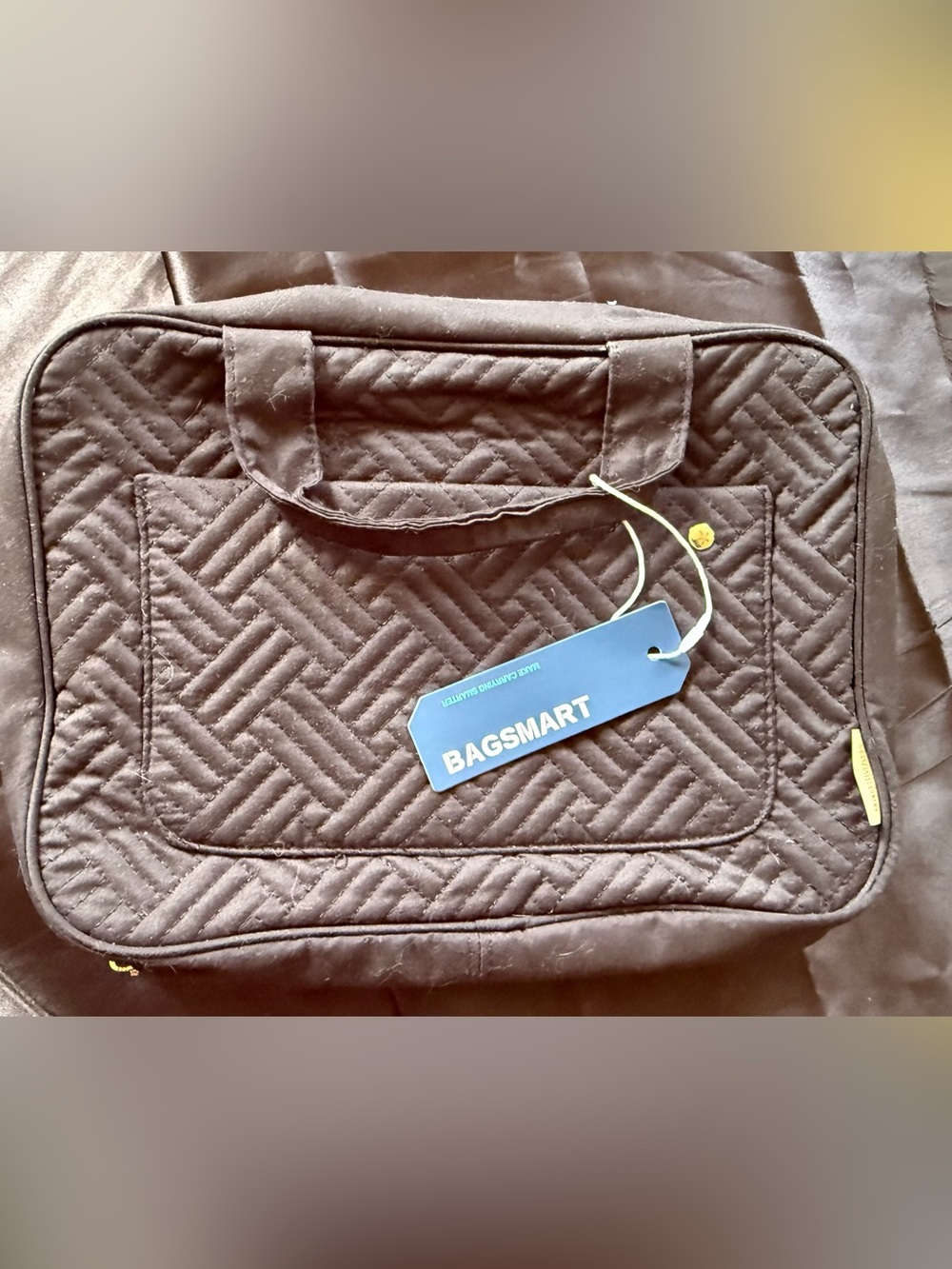 NEW BAGSMART Large Travel Size Toiletry Bag w/ Hanging Hook Makeup Bag Organizer